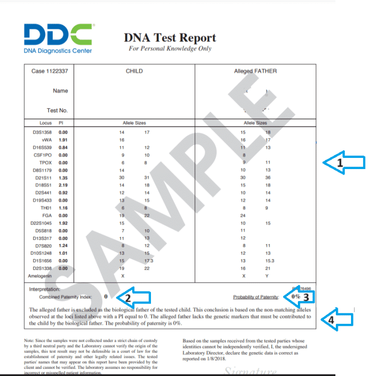Parts of DDC report